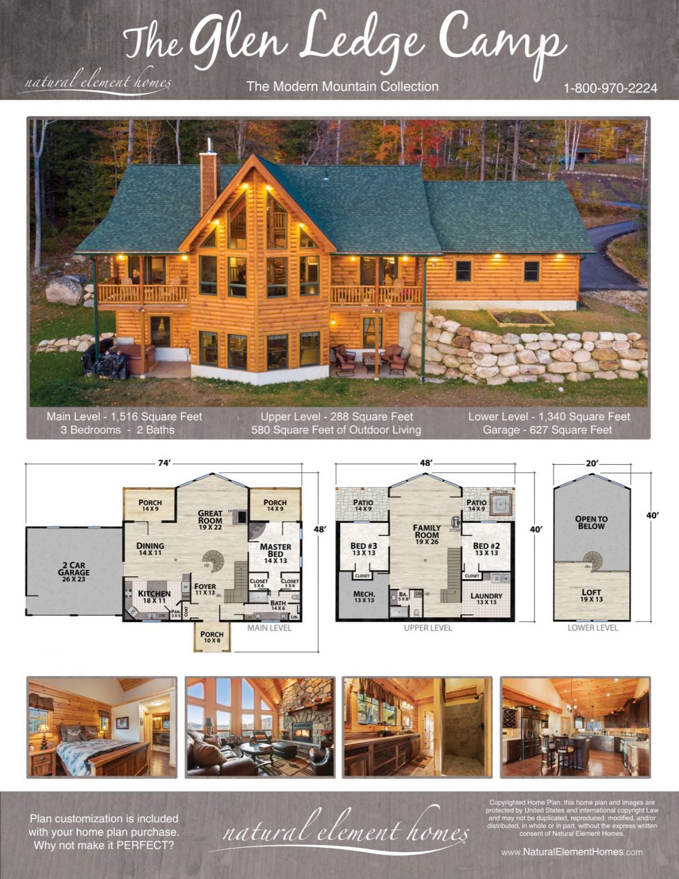 Custom Log Homes Timber Frame Homes – Missouri Home Builder | Natural ...