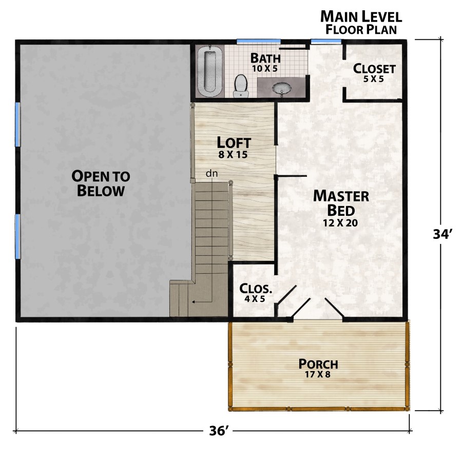 Canoe Cabin Plan Details - Natural Element Homes