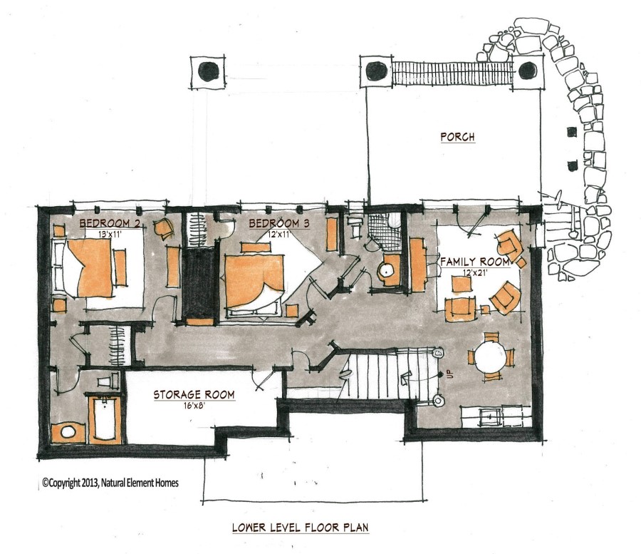 Hoot Camp Plan Details - Natural Element Homes