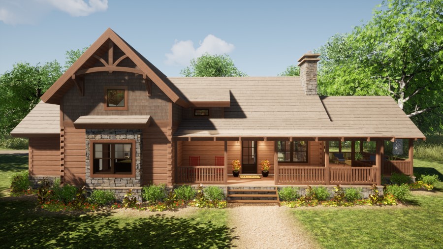 Lost Creek Farm B Plan Details - Natural Element Homes