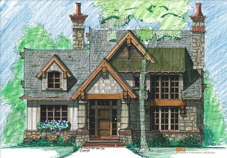 Mountain Cottage Plan Details - Natural Element Homes