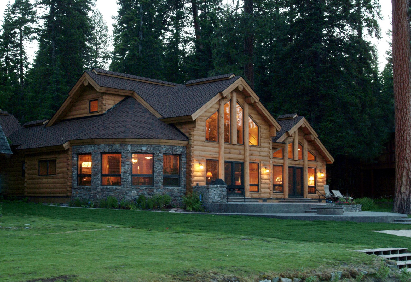 Natural Element Log Home | Natural Element Homes