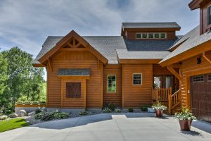 aesthetics of log and timber home