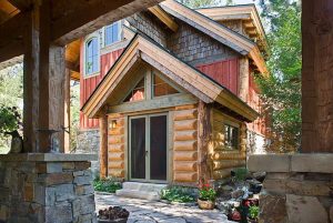 luxury custom log home